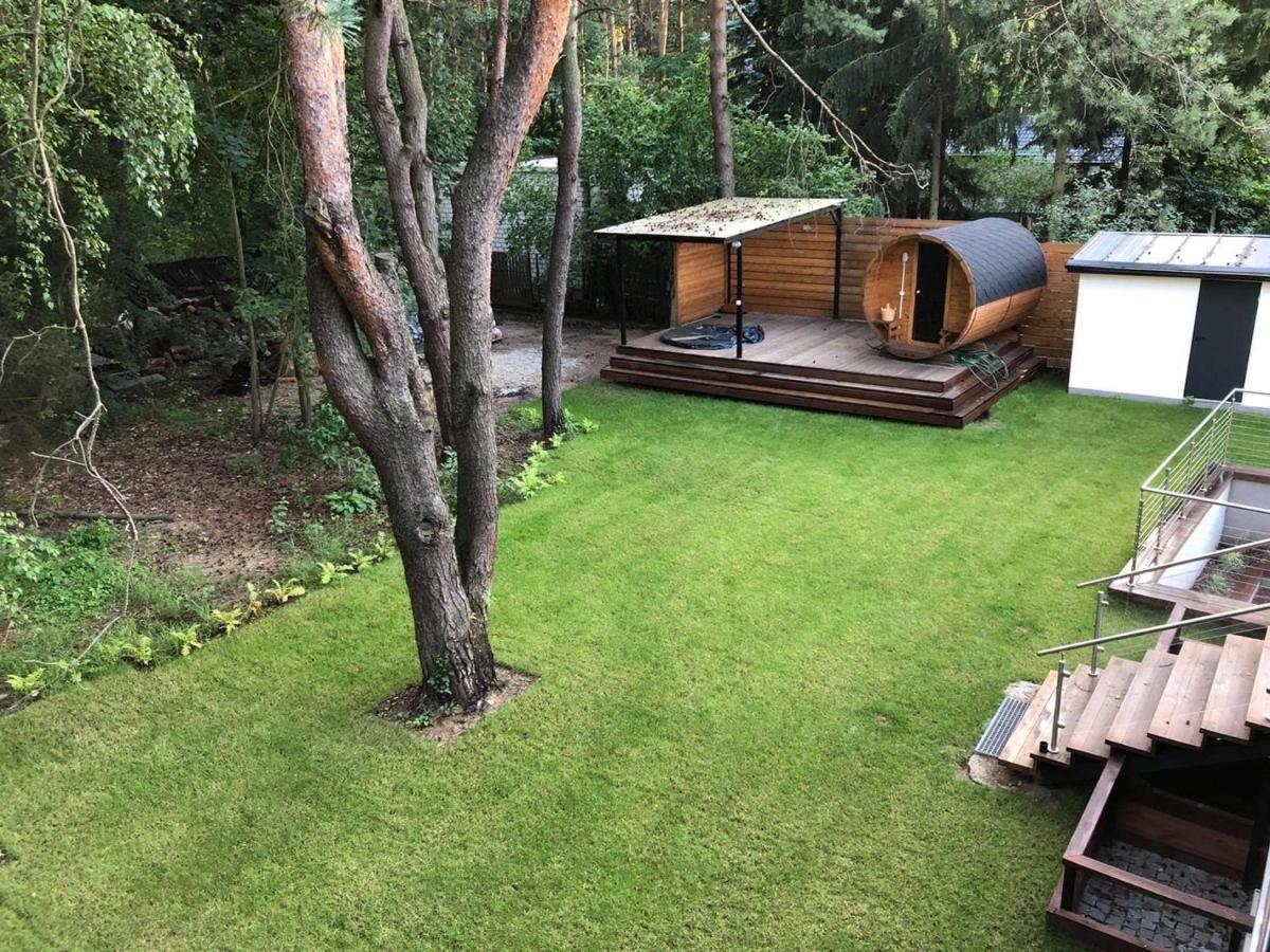 Luksusowa Willa Pod Lasem, Otwock - Shared Garden, Sauna, Wood Hot Tub! Hot Tub Seasonal! Eksteriør billede